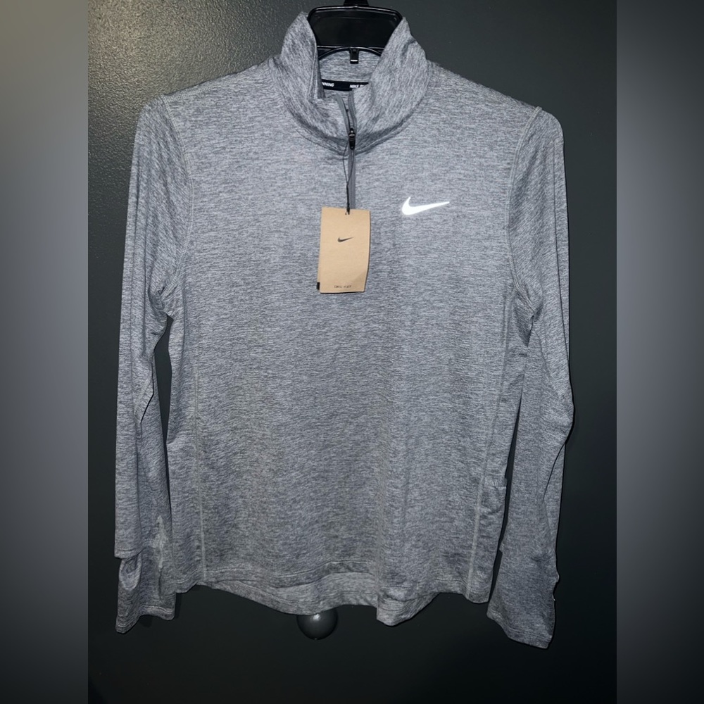 nike dry fit 1/4 zip run pullover size medium - Picture 1 of 4